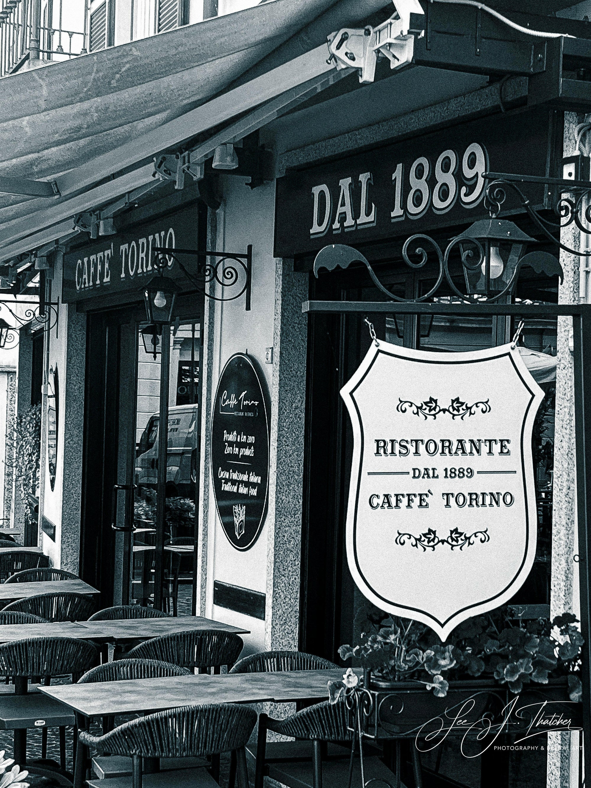 Cafe in Stresa.