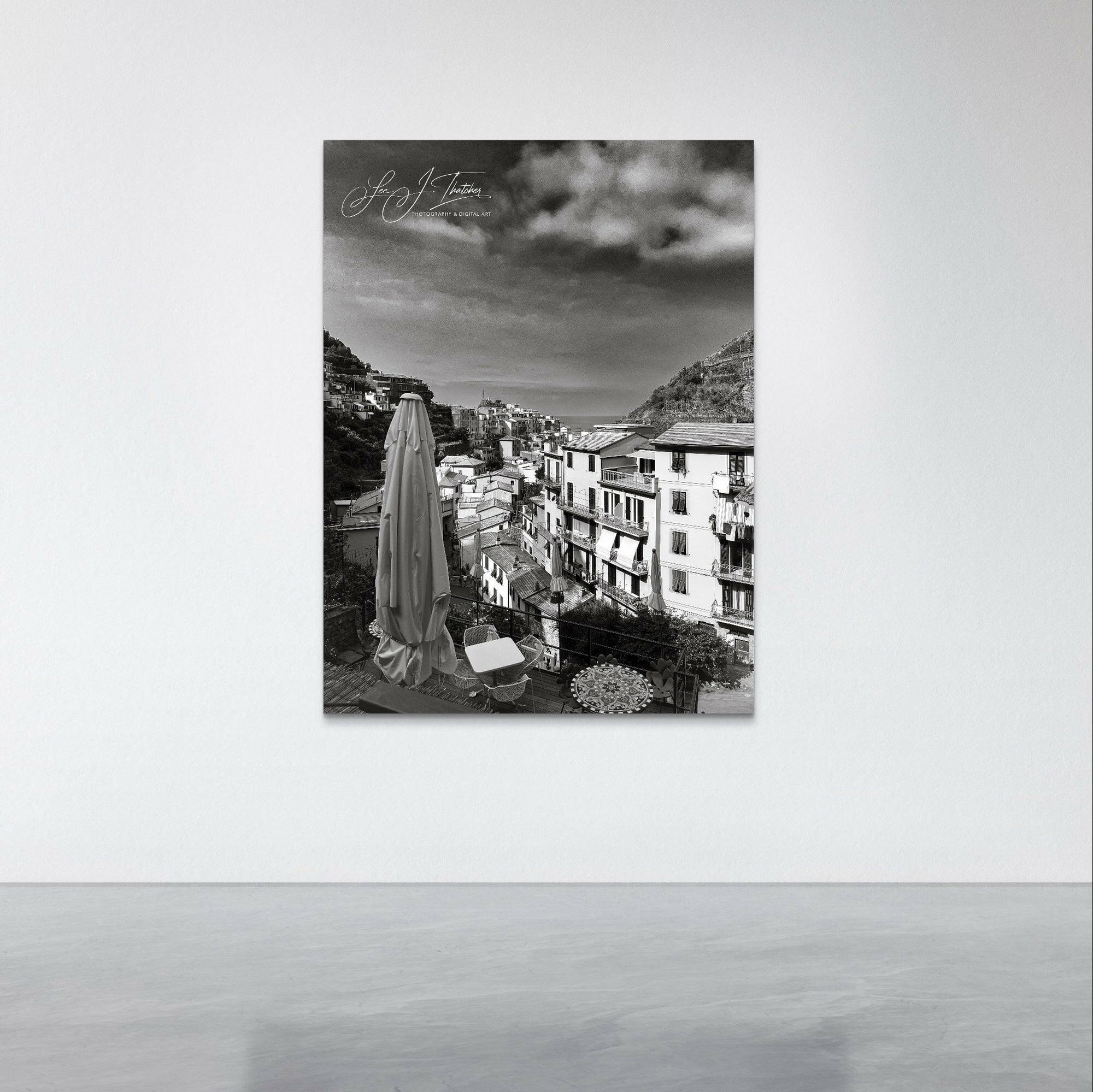 Cinque Terre II B&W.