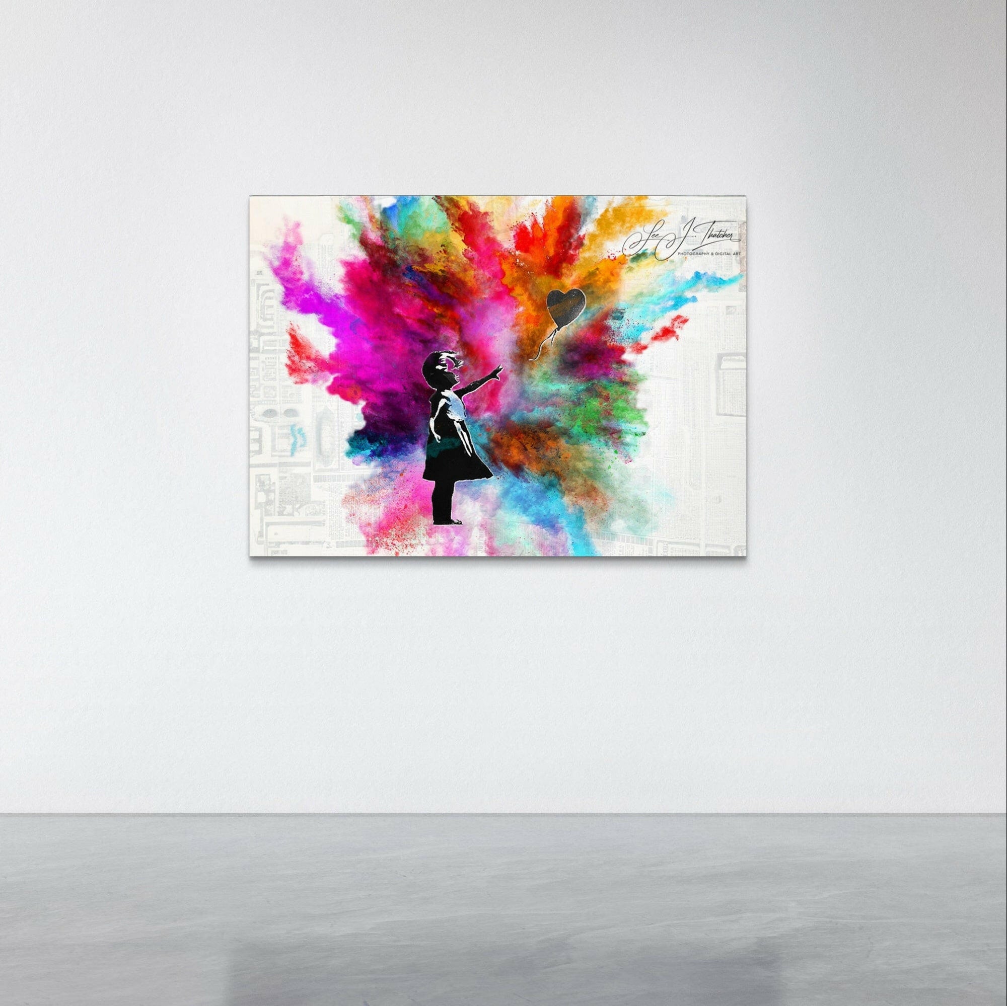 Inspired by B II. graffiti art, street art print, wall art prints, home art, office art,  colourful art print, Australian art print, small business artwork, abstract explosion art, art explosion, home decor, color explosion, Urban pop art,