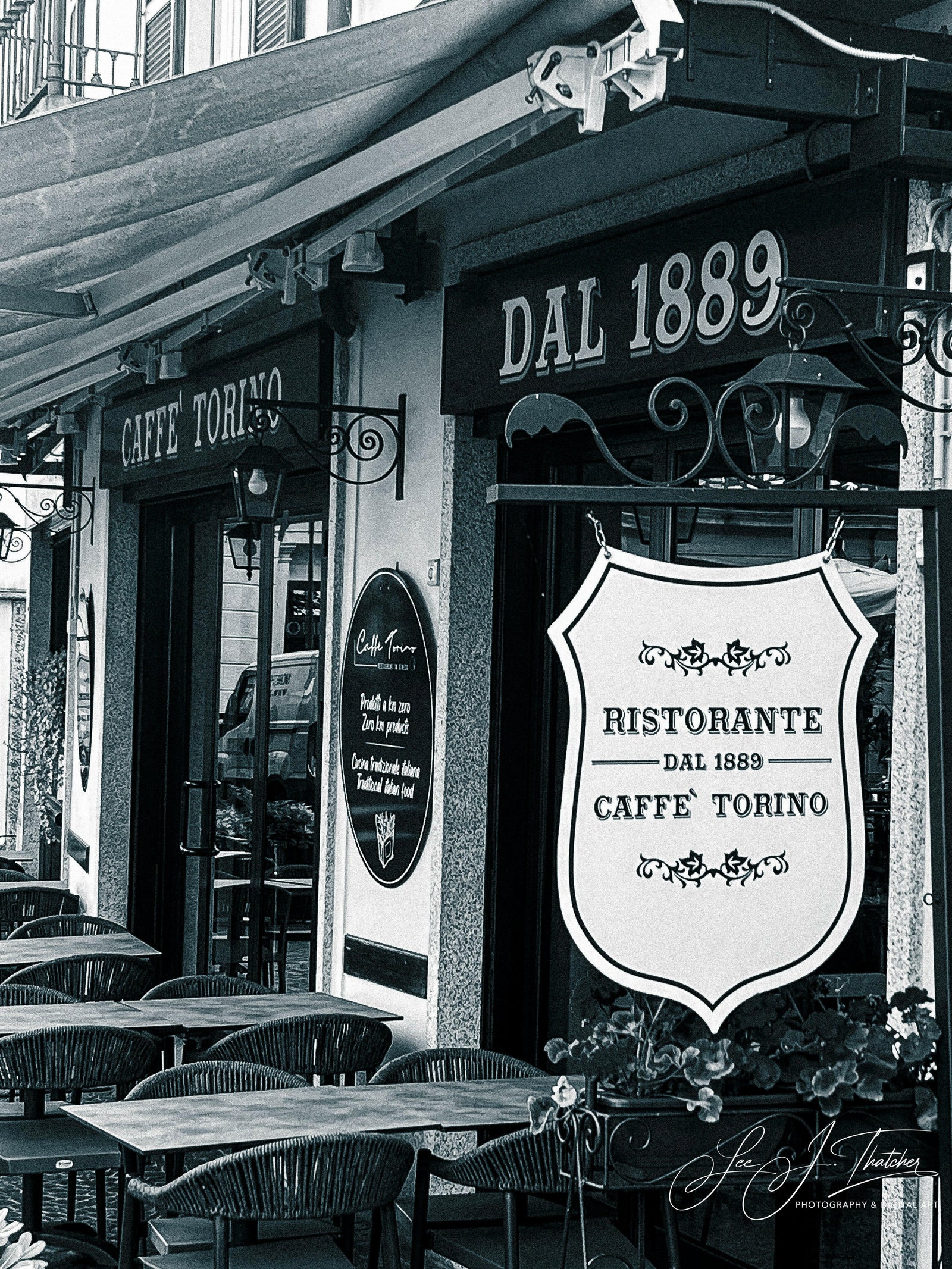 Cafe in Stresa.